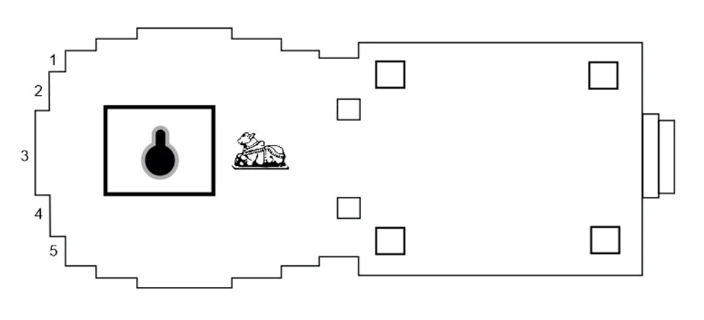 Plan, Kumbha Mahadev Temple
