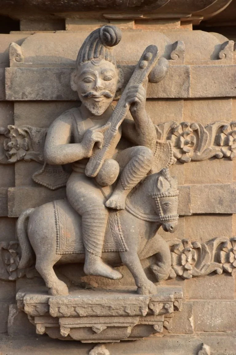 Narad Muni, karna, lower register, South wall
