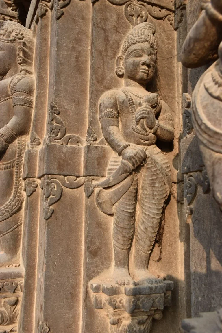 Princely figure, East Face, karna,