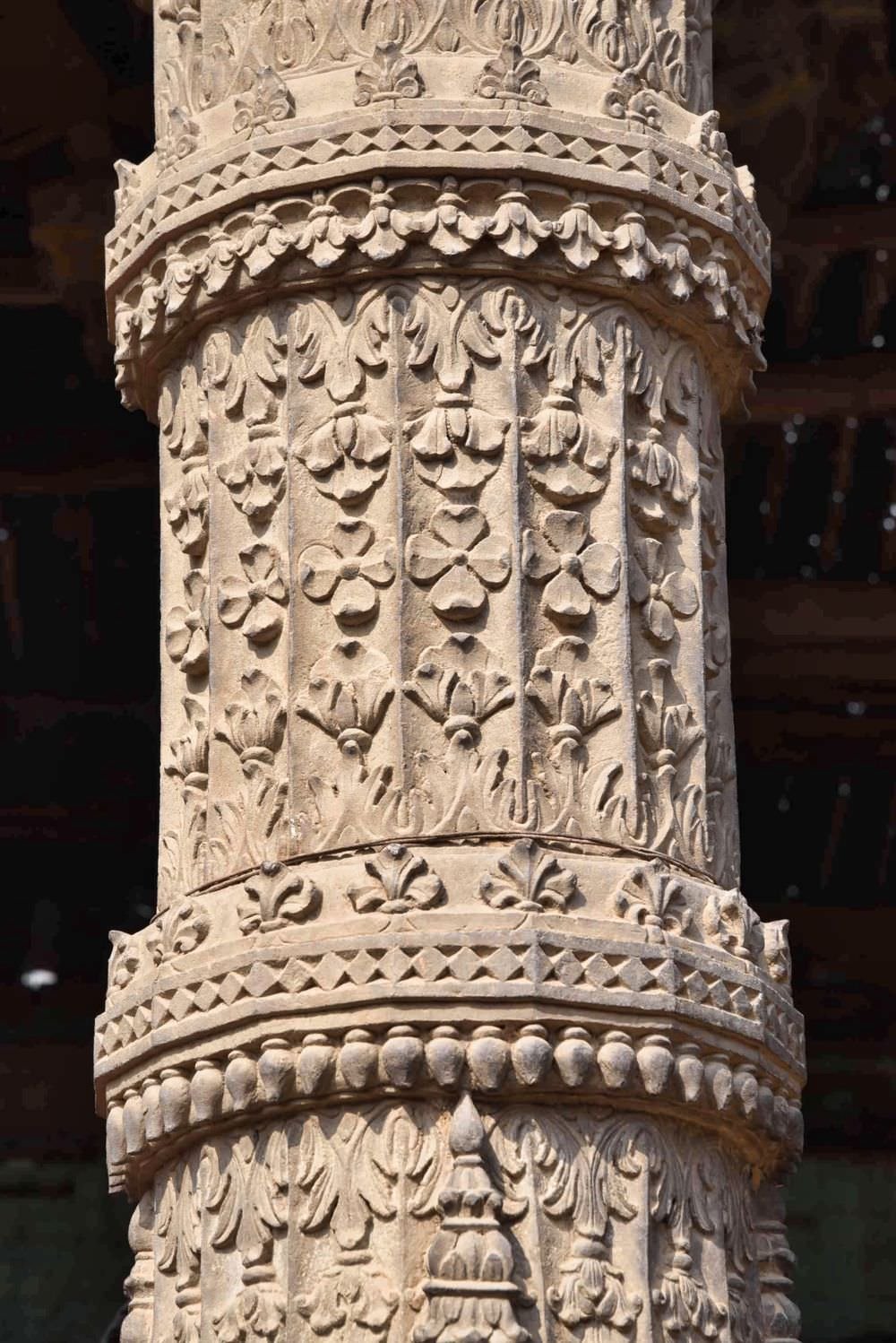 Pillars or stambhas of mandapa